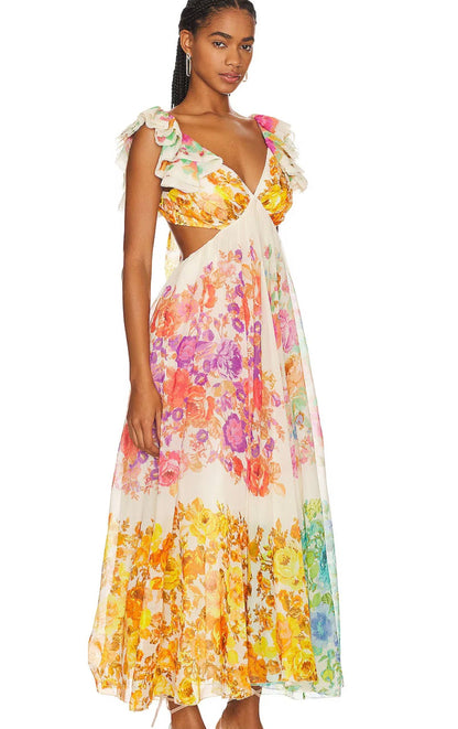 Kyra | zomerjurk met bloemenprint