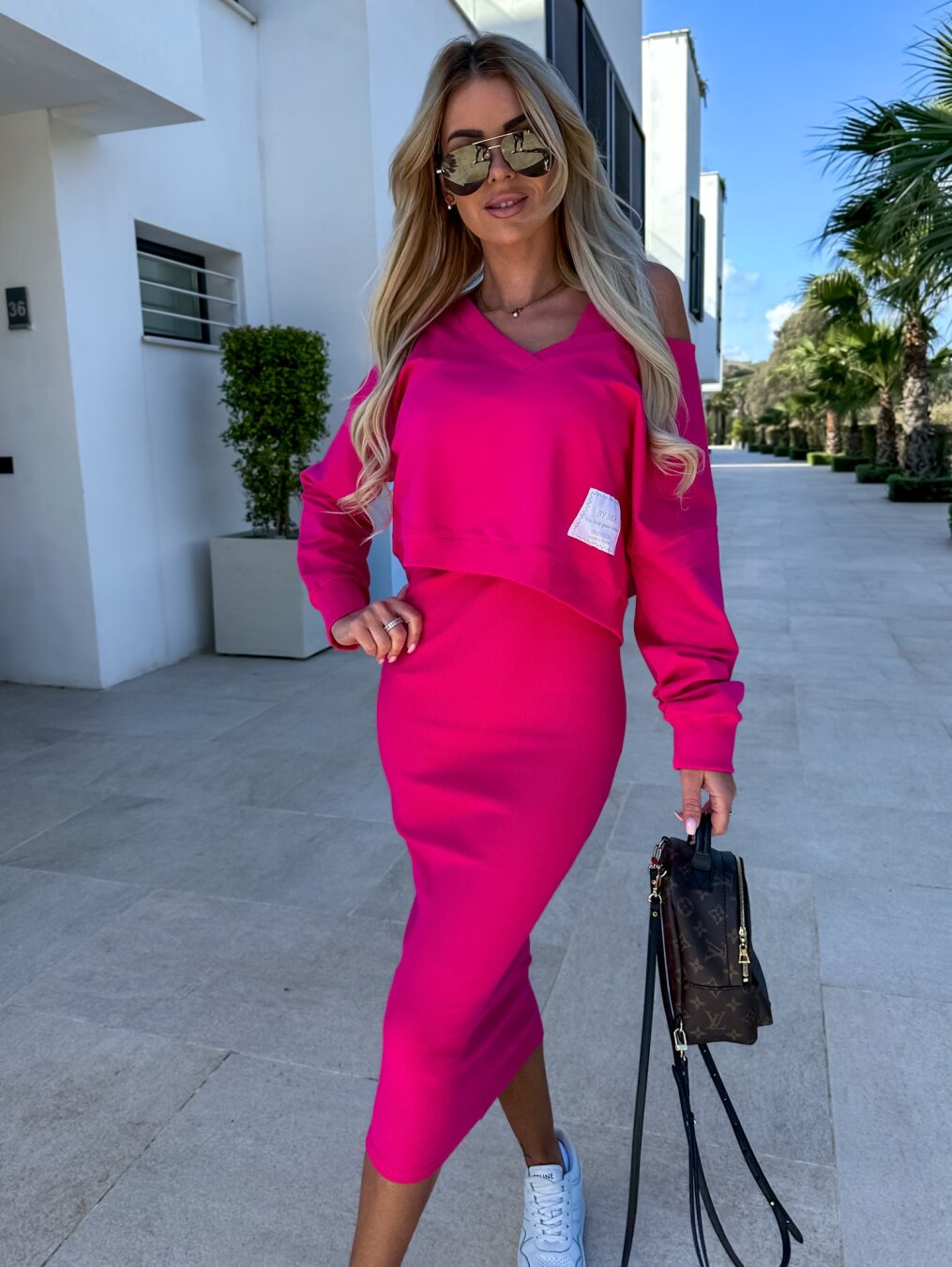 Hailey | Luxe Comfortabele Sweatshirt- en Jurkset