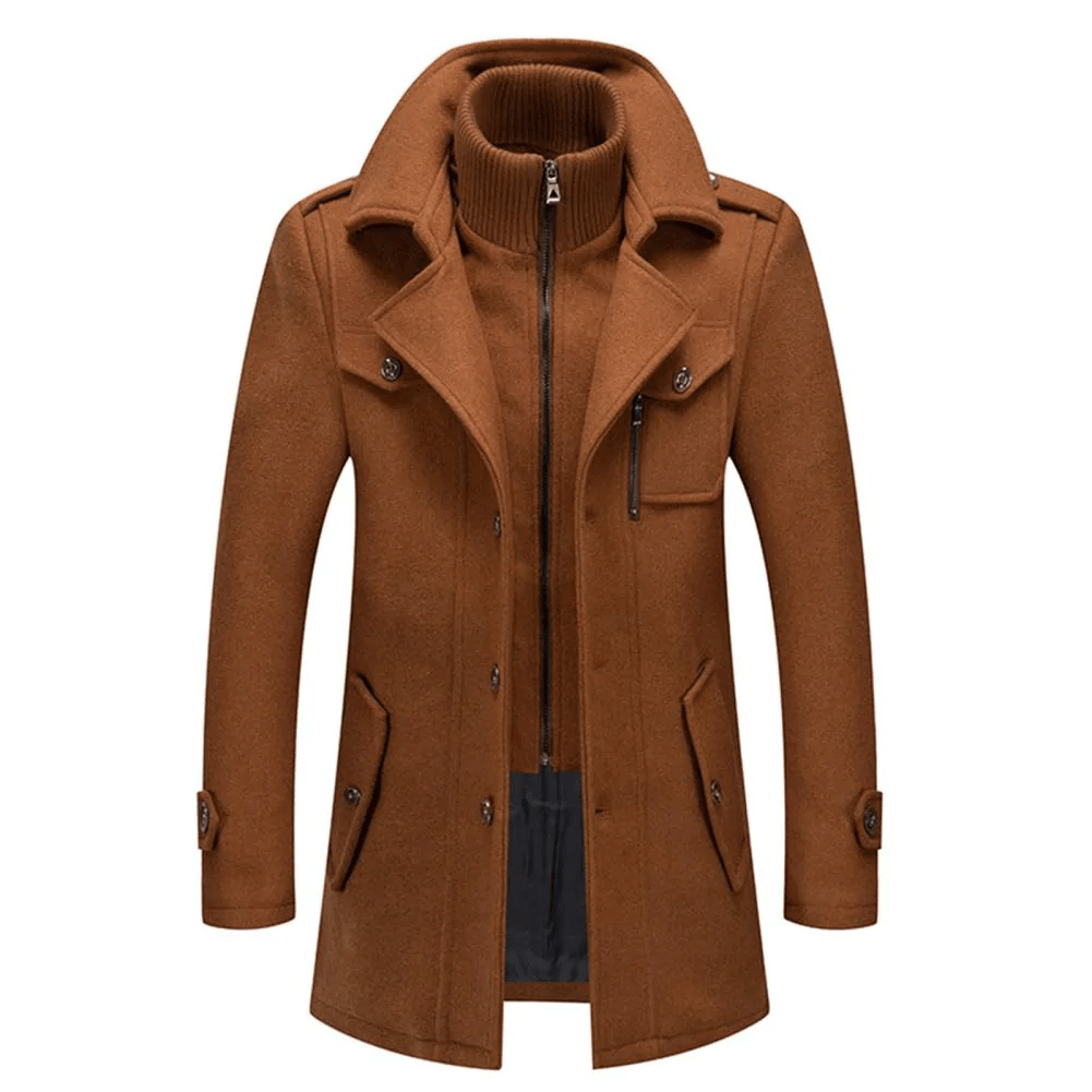 Winterjas Heren | Wolmix | Warm & Elegant