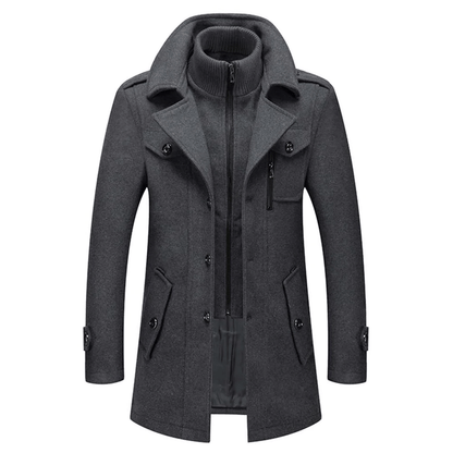 Winterjas Heren | Wolmix | Warm & Elegant