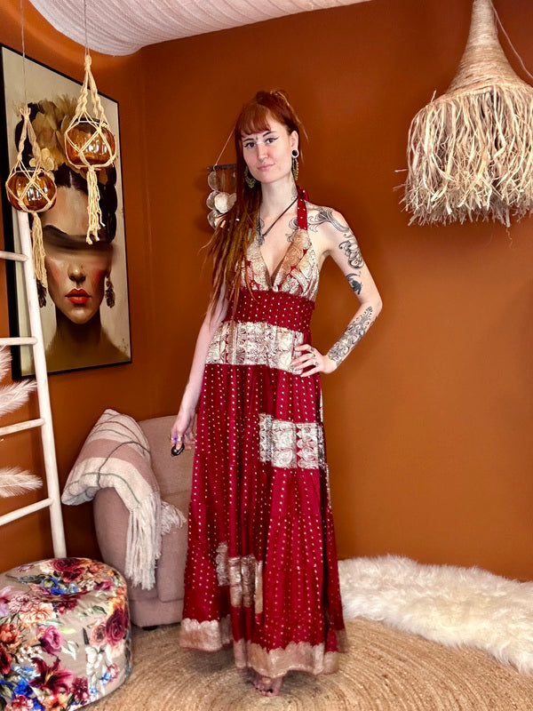 Zamira Vintage Silk Dress