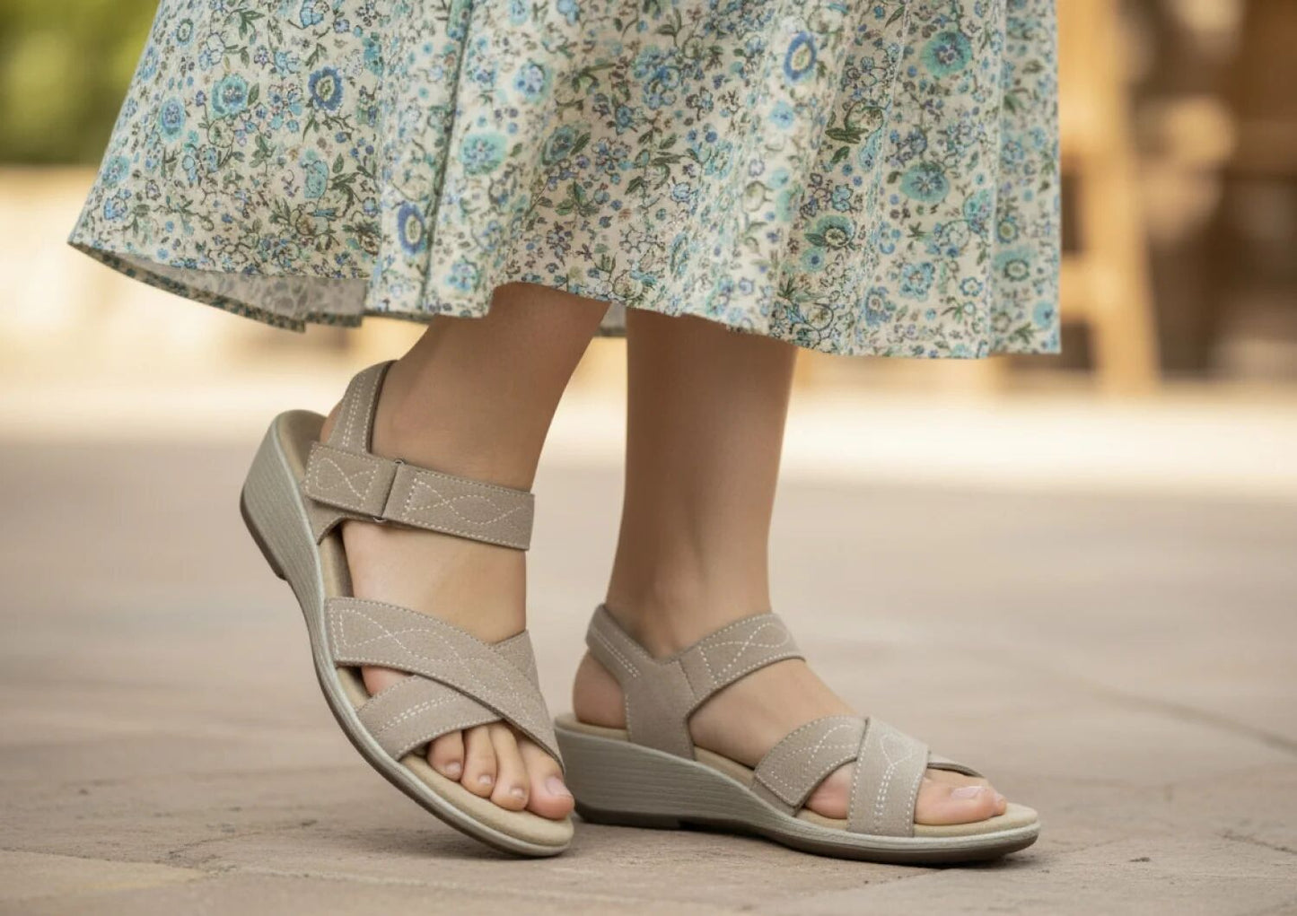 Holly – Warme elegantie in zachte taupe