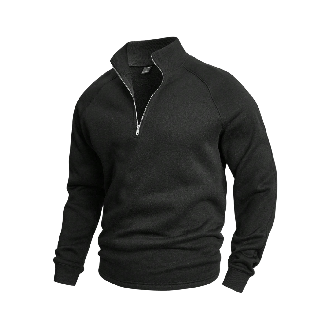 Van Delft Mode® | Zip-up met halve rits