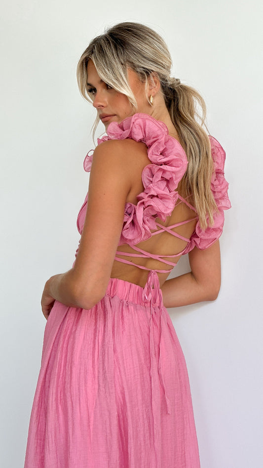 Leah | Elegante jurk met een diepe V-hals