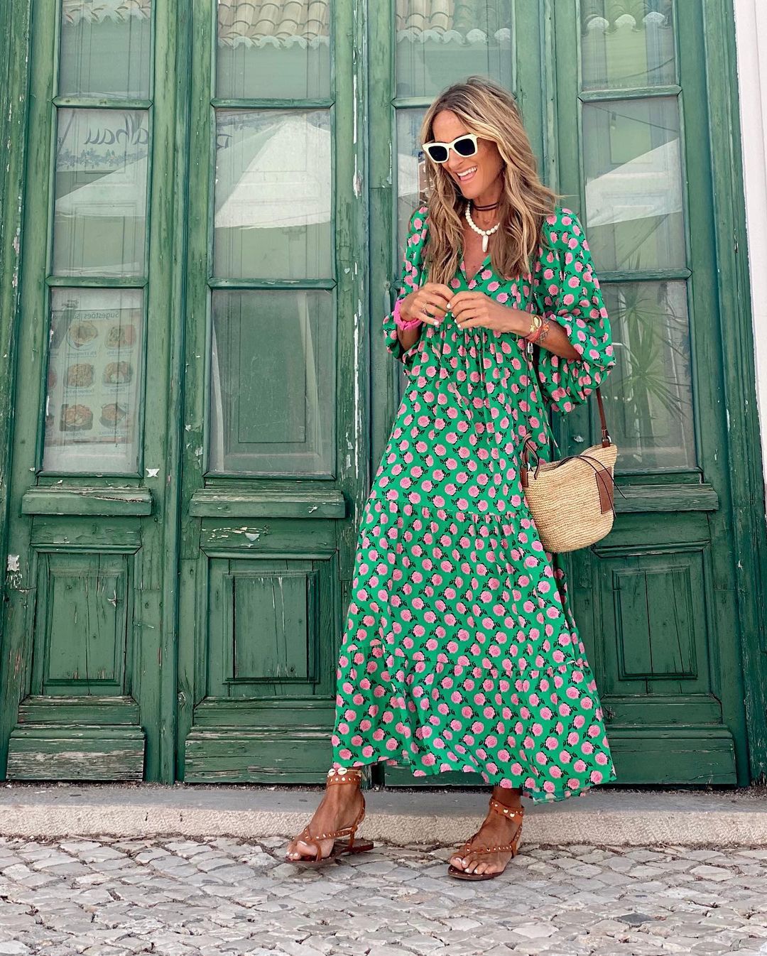 Bellona | Lange Boho-jurk