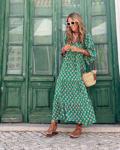 Bellona | Lange Boho-jurk
