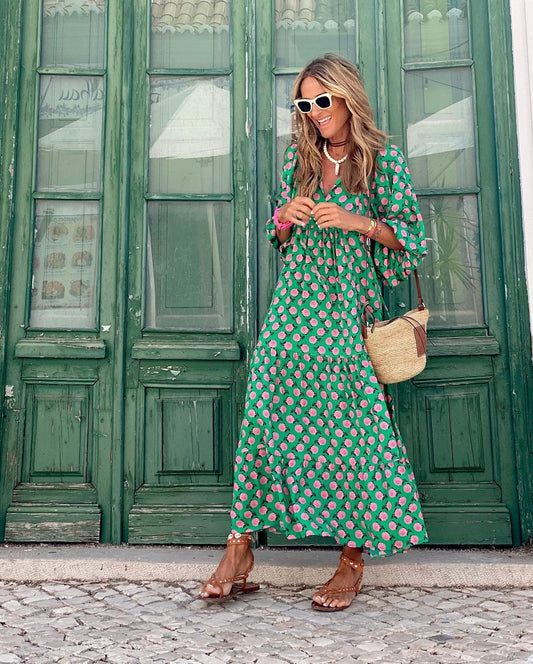 Bellona | Lange Boho-jurk