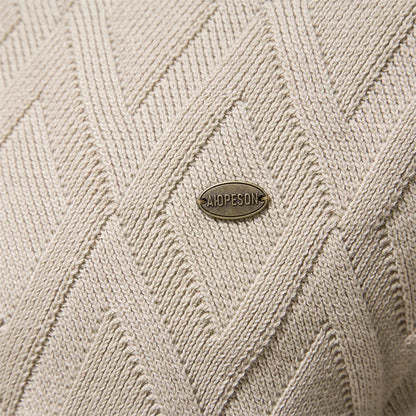 Van Delft Mode® | Herentrui Met Ruit Design