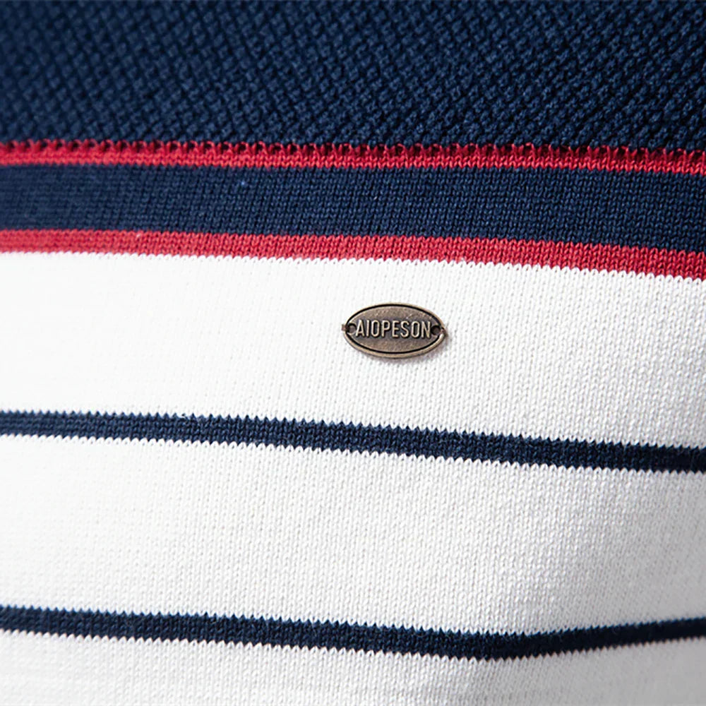 Van Delft Mode® | Herentrui Met Streepdesign