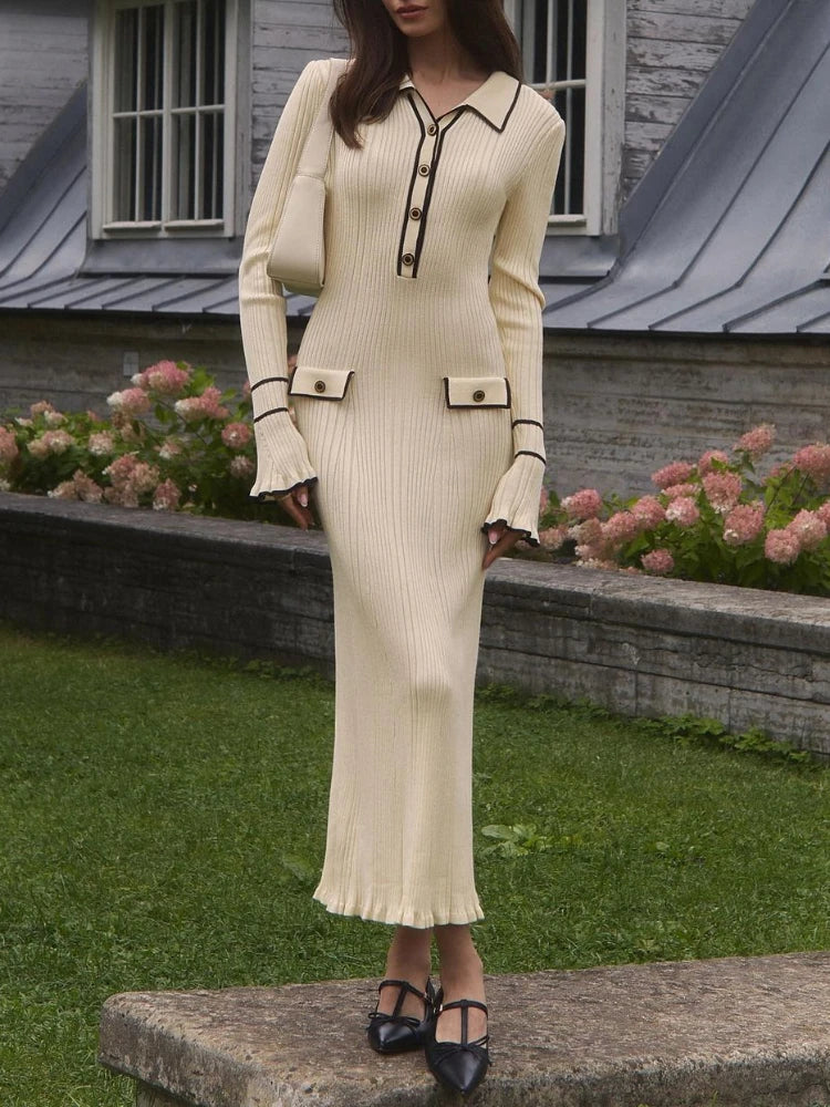 Sara | elegante lange jurk