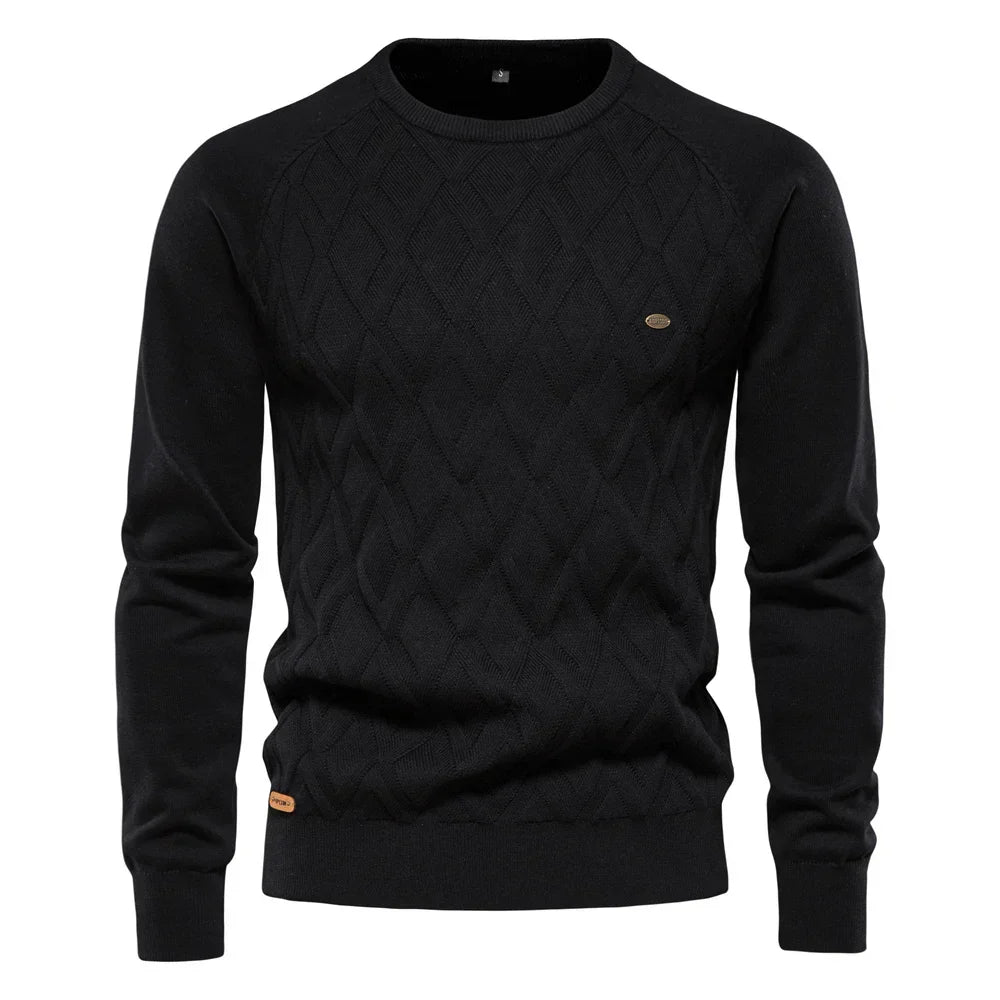 Van Delft Mode® | Herentrui Met Ruit Design