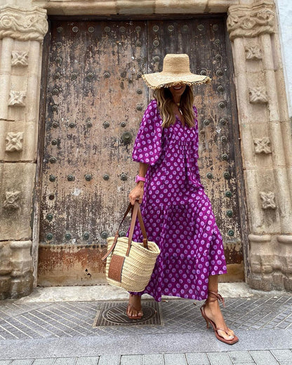 Bellona | Lange Boho-jurk