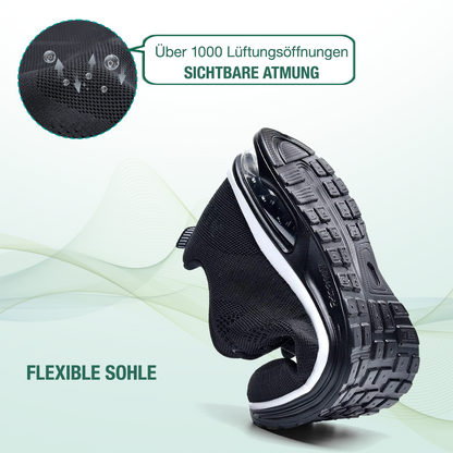 SanoWalk orthopedische schoenen - alles zwart