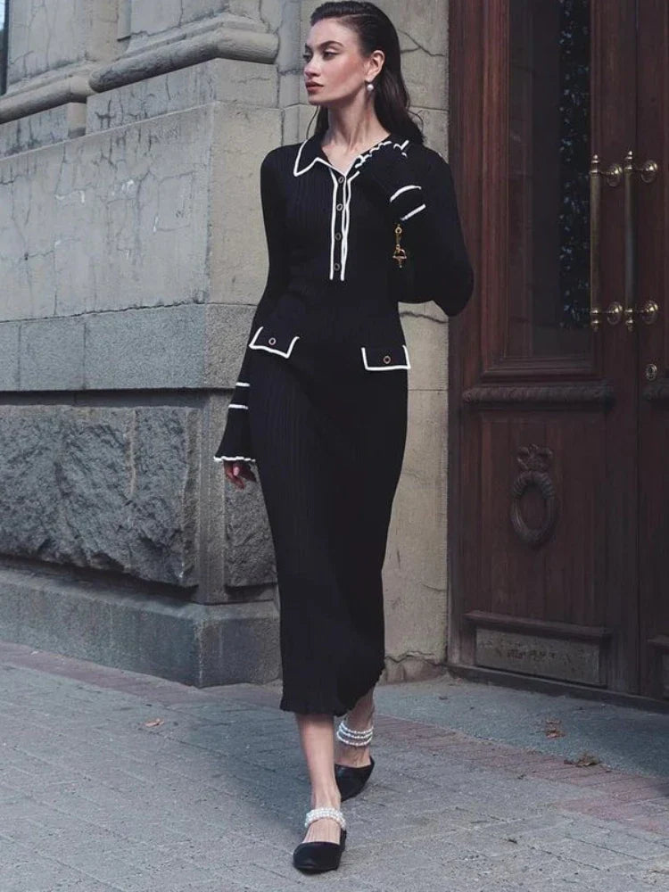 Sara | elegante lange jurk