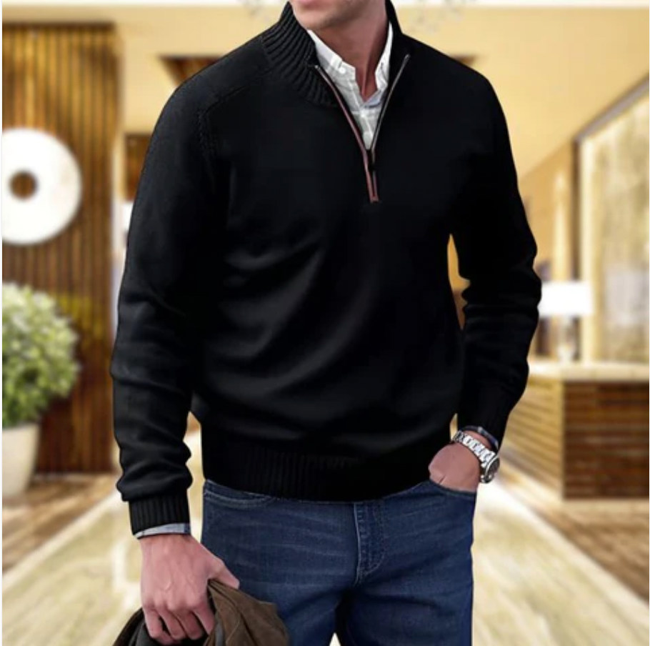 Van Delft Mode® | Moderne Zip Trui