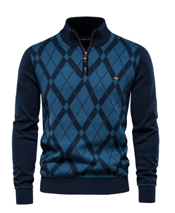 Van Delft Mode® | Half-Zip Herentrui
