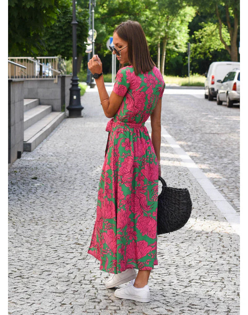 Eva | Stijlvol V-hals-jurk