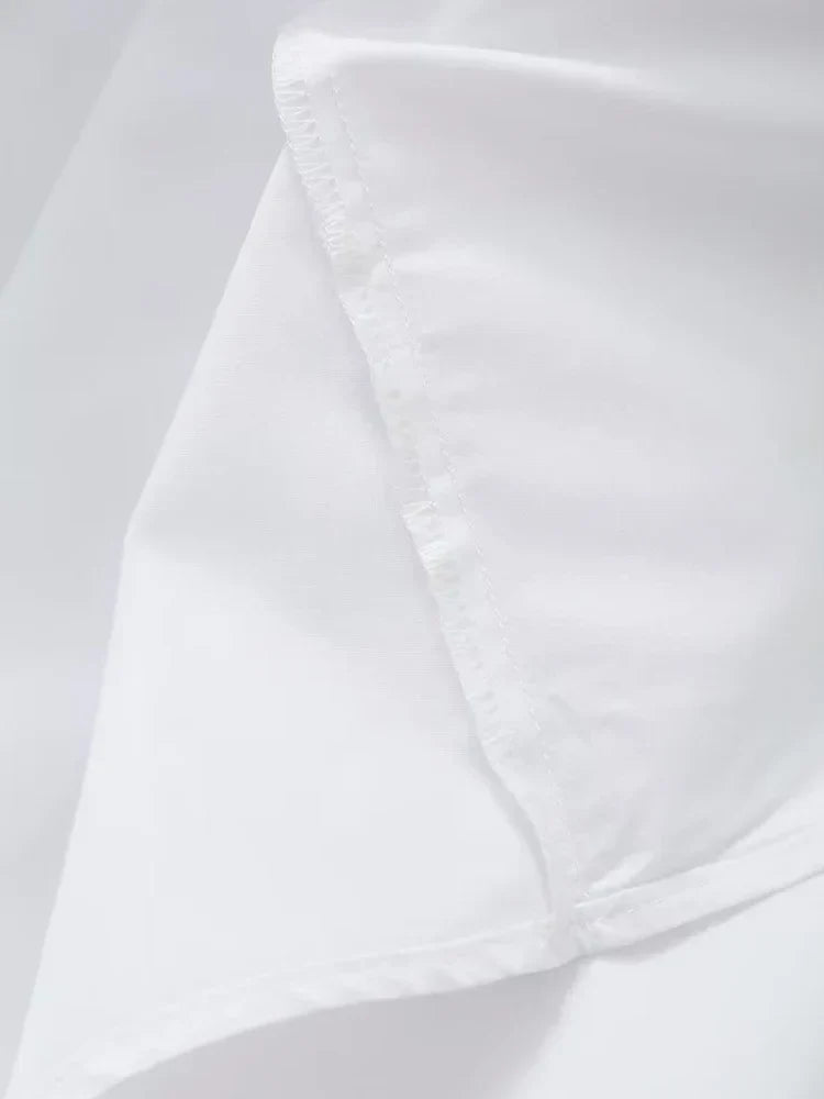 Klaudia | Witte Holiday-midi-jurk