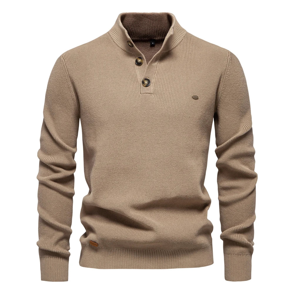 Van Delft Mode®  | Herentrui Met Knoopdesign