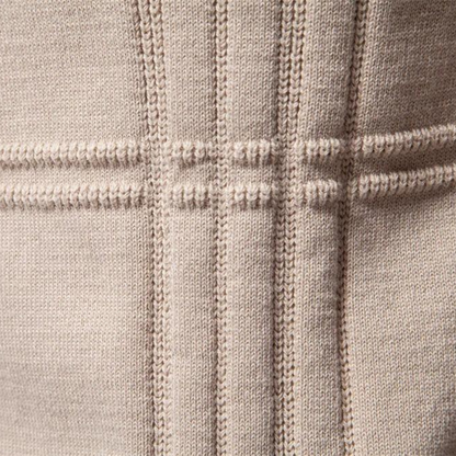 Van Delft Mode® | Katoenen Herentrui Met Streepdesign