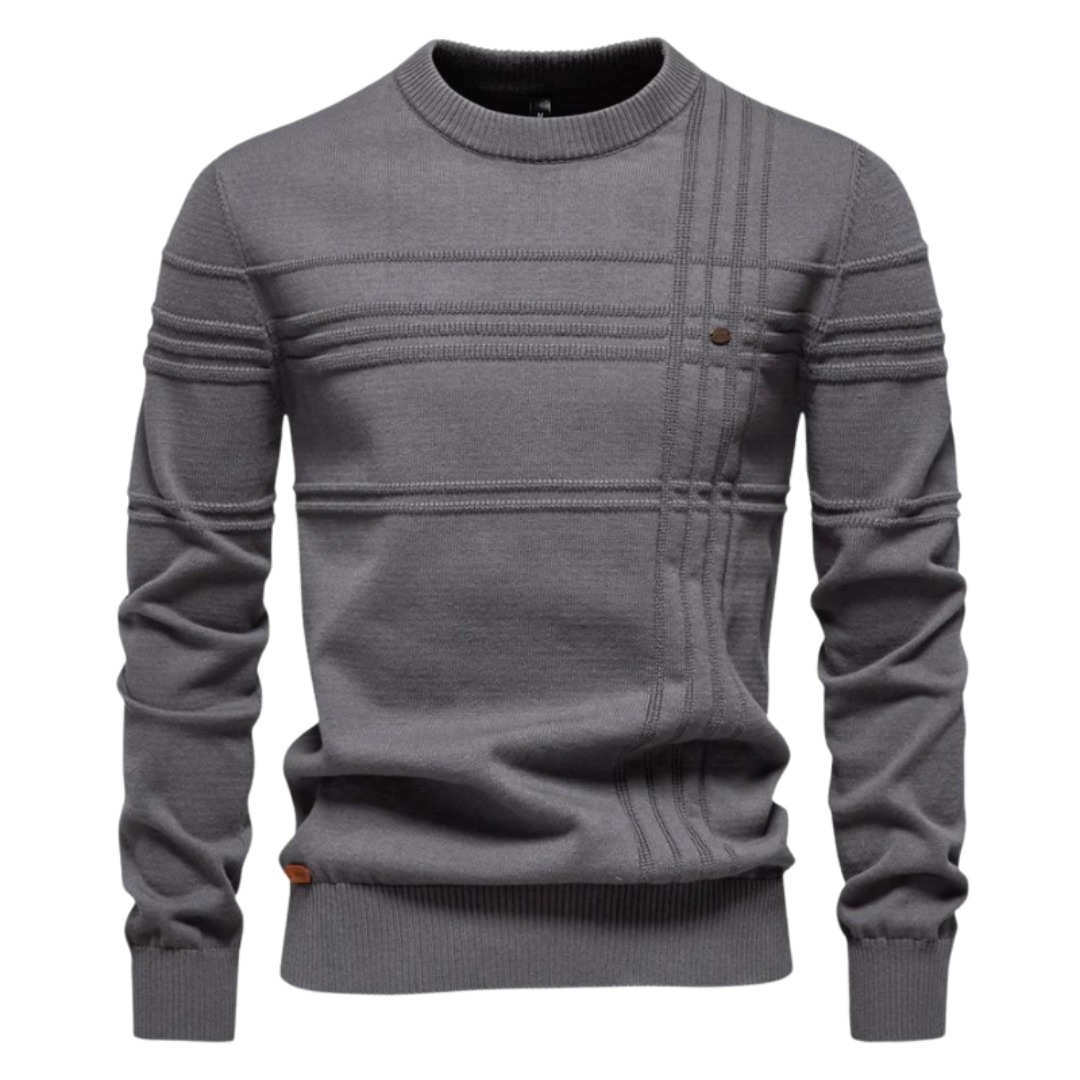 Janado® | Katoenen Herentrui Met Streepdesign