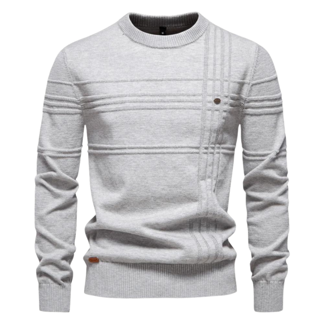 Janado® | Katoenen Herentrui Met Streepdesign