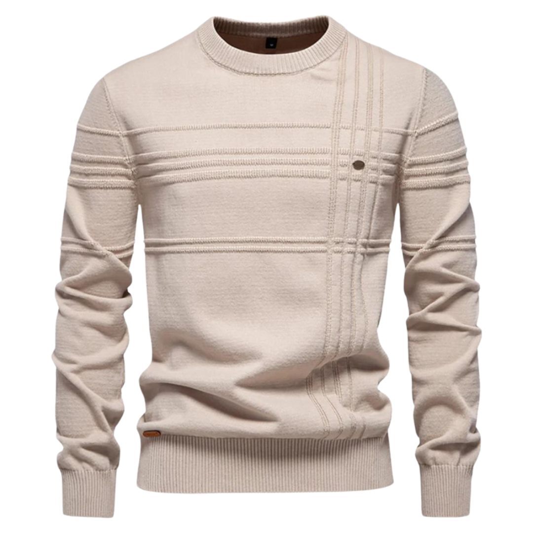 Janado® | Katoenen Herentrui Met Streepdesign