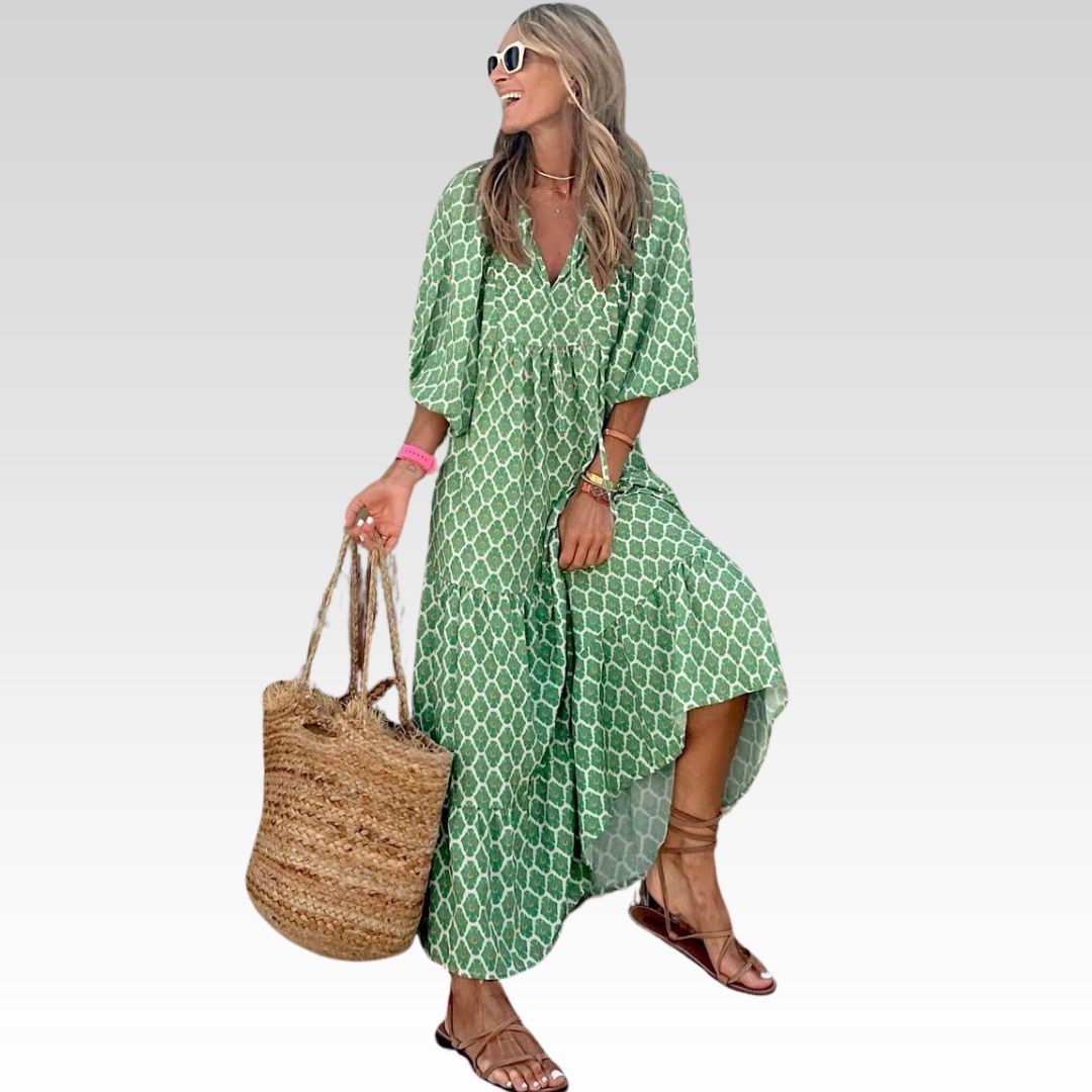 Bellona | Lange Boho-jurk