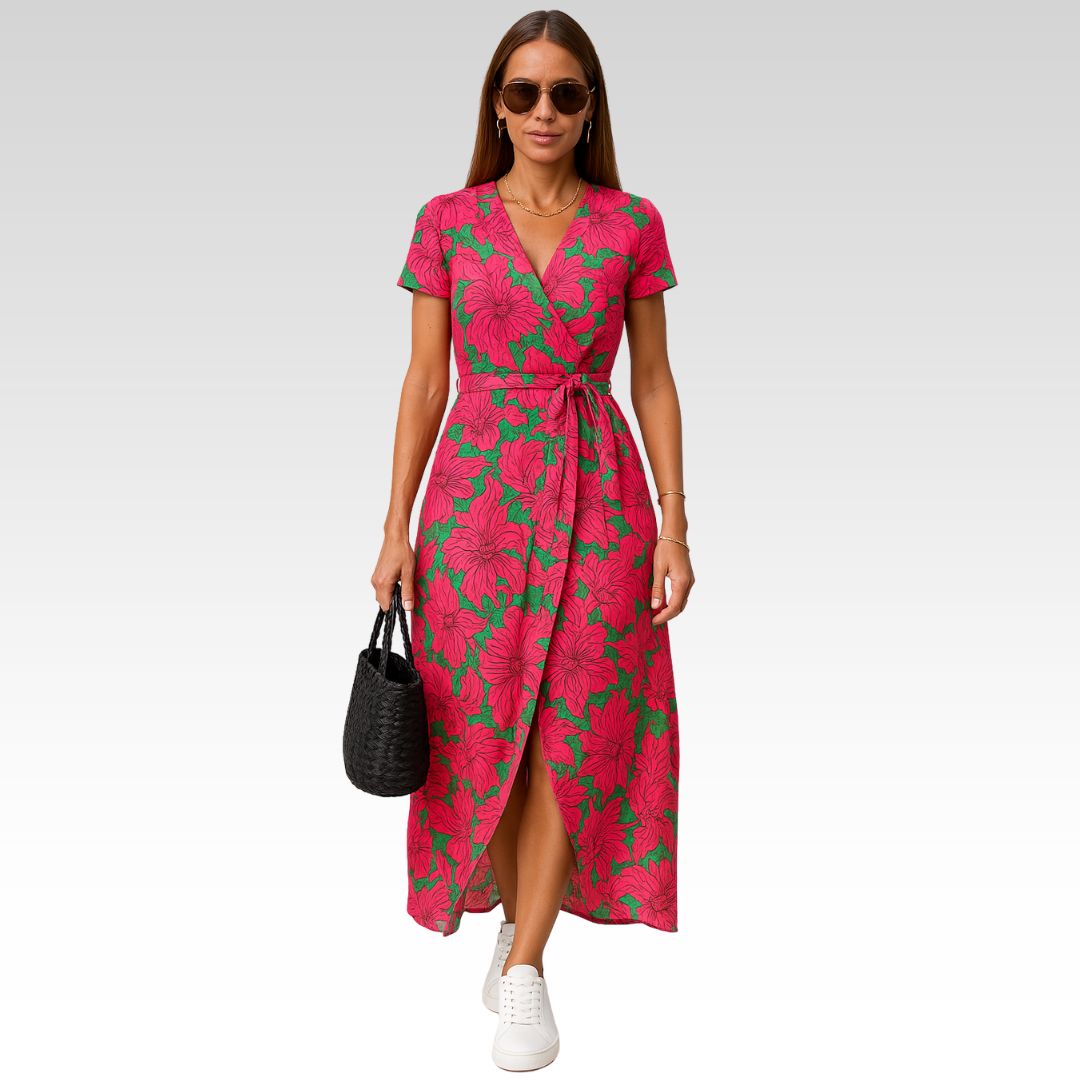 Eva | Stijlvol V-hals-jurk
