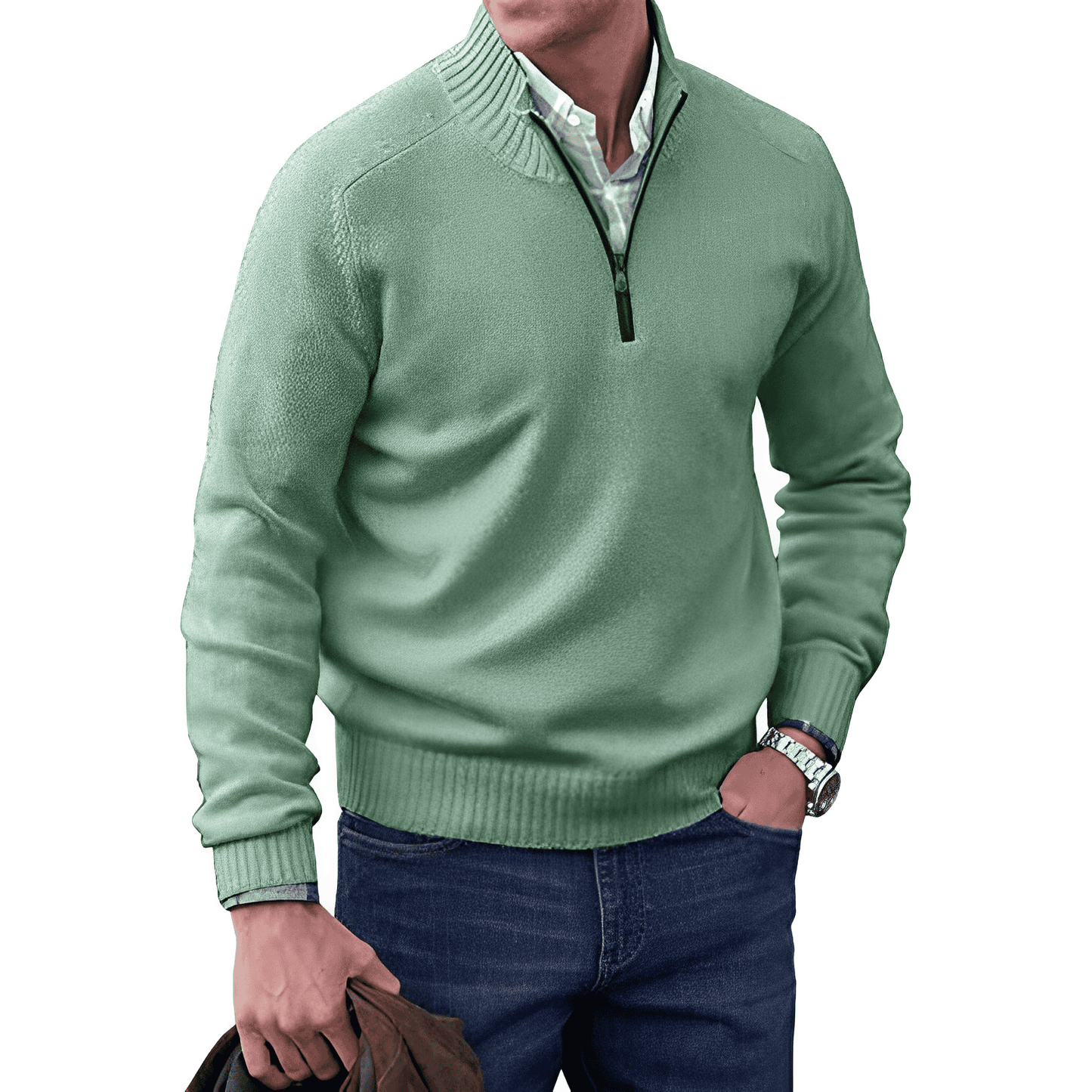 Van Delft Mode® | Moderne Zip Trui
