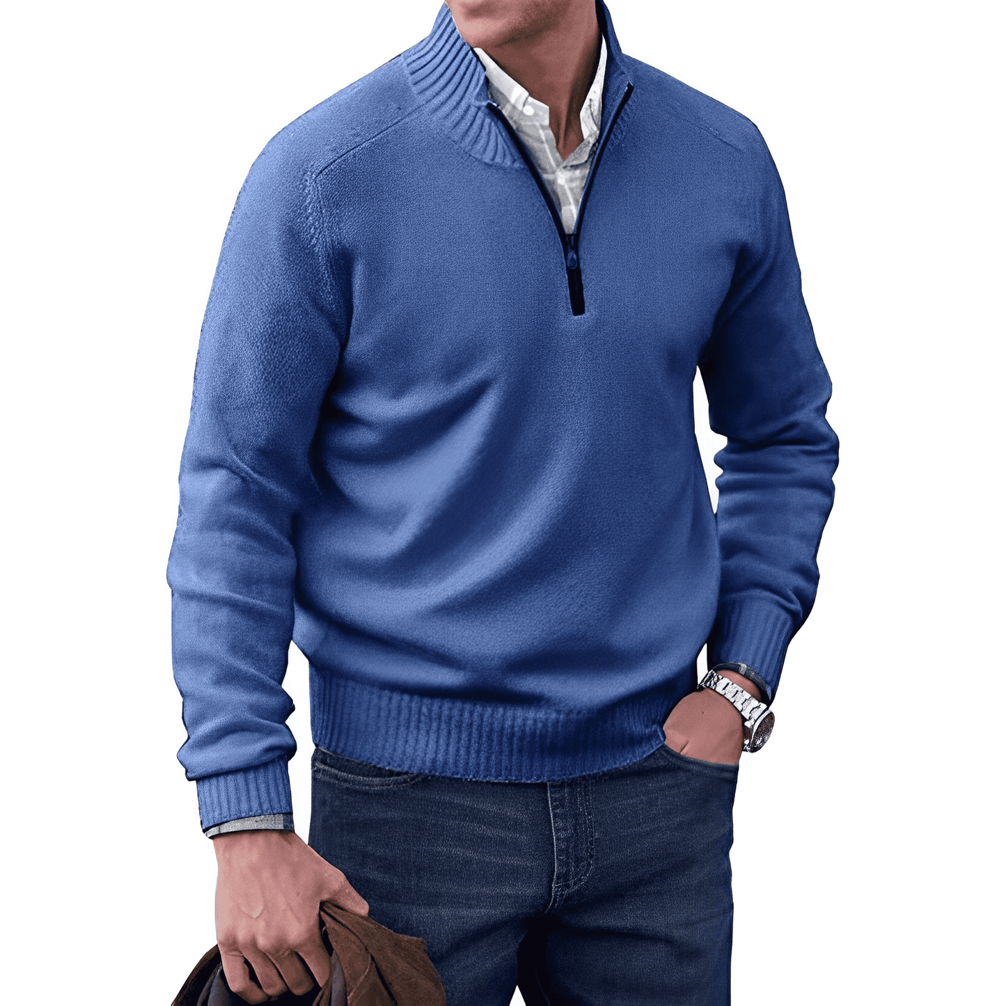 Van Delft Mode® | Moderne Zip Trui