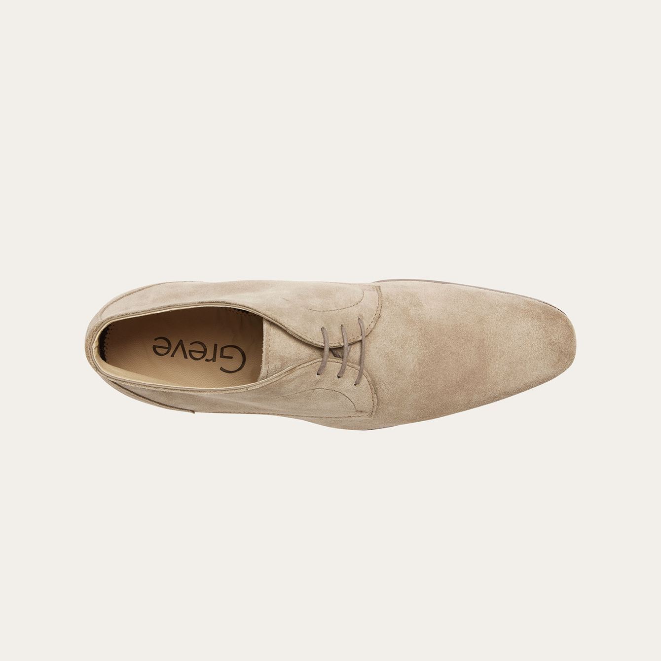 Greve RIBOLLA Roccia Suede halfhoge licht grijs