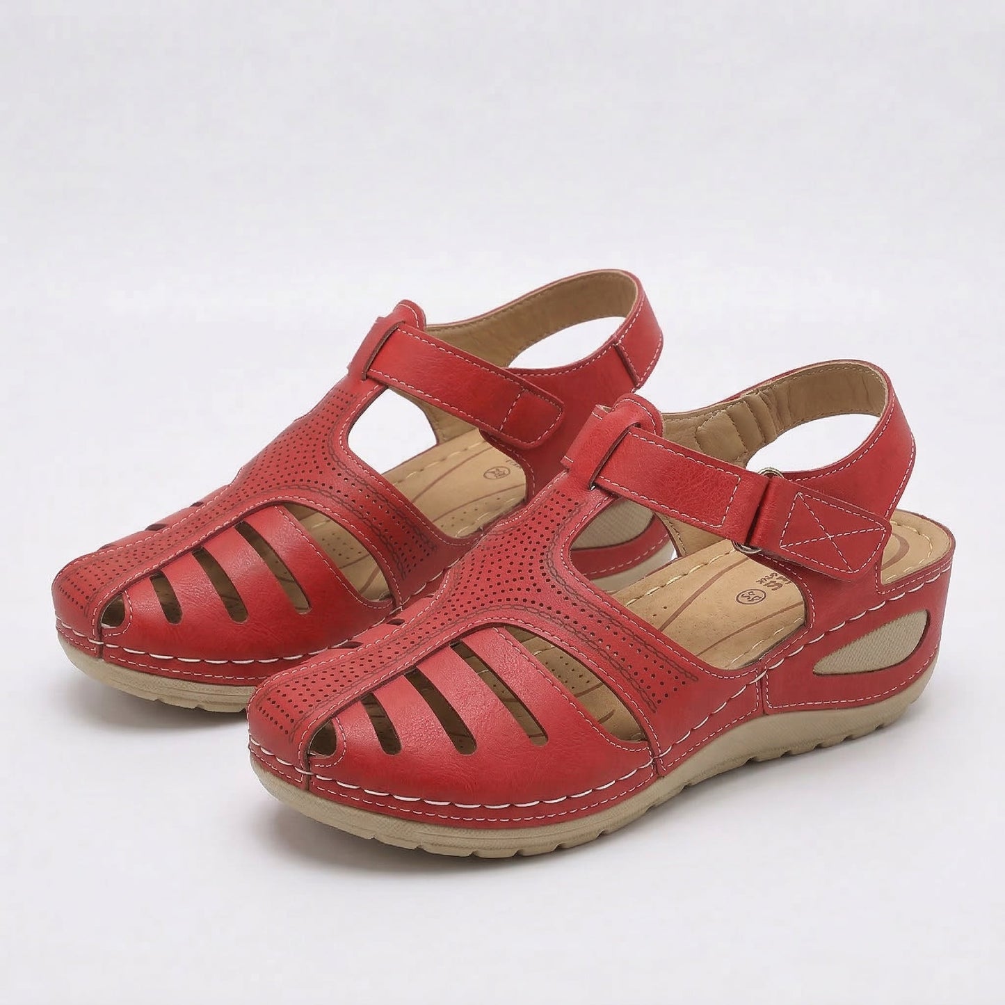 Leni – Comfortsandalen met een zachte verhoging