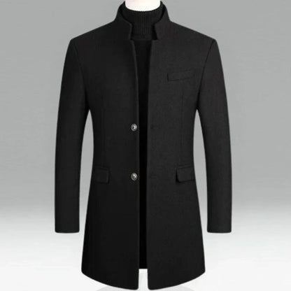 Heren Elegante Mantel | Minimalistisch Design | Slim Fit Winterjas