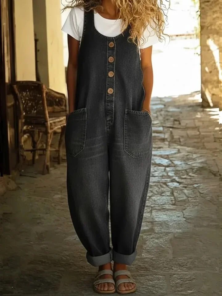 Lorabeth™ – Comfortabele denim overall
