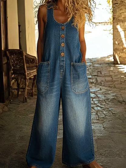 Lorabeth™ – Comfortabele denim overall