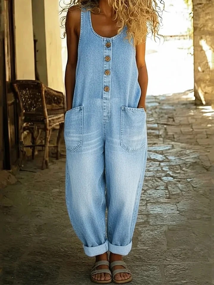 Lorabeth™ – Comfortabele denim overall