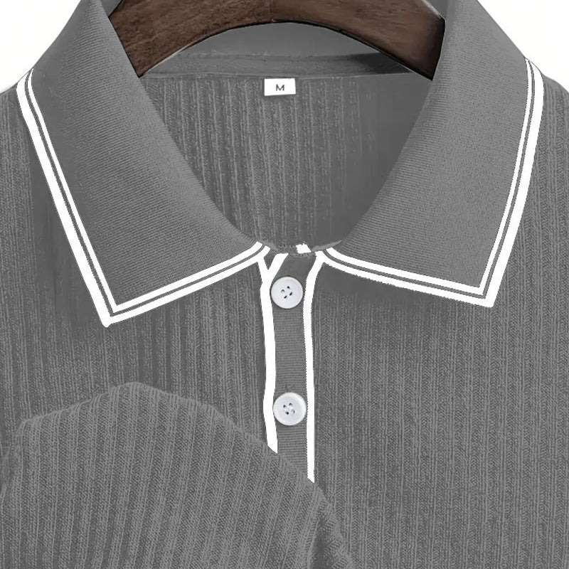 Casual poloshirt met korte mouwen