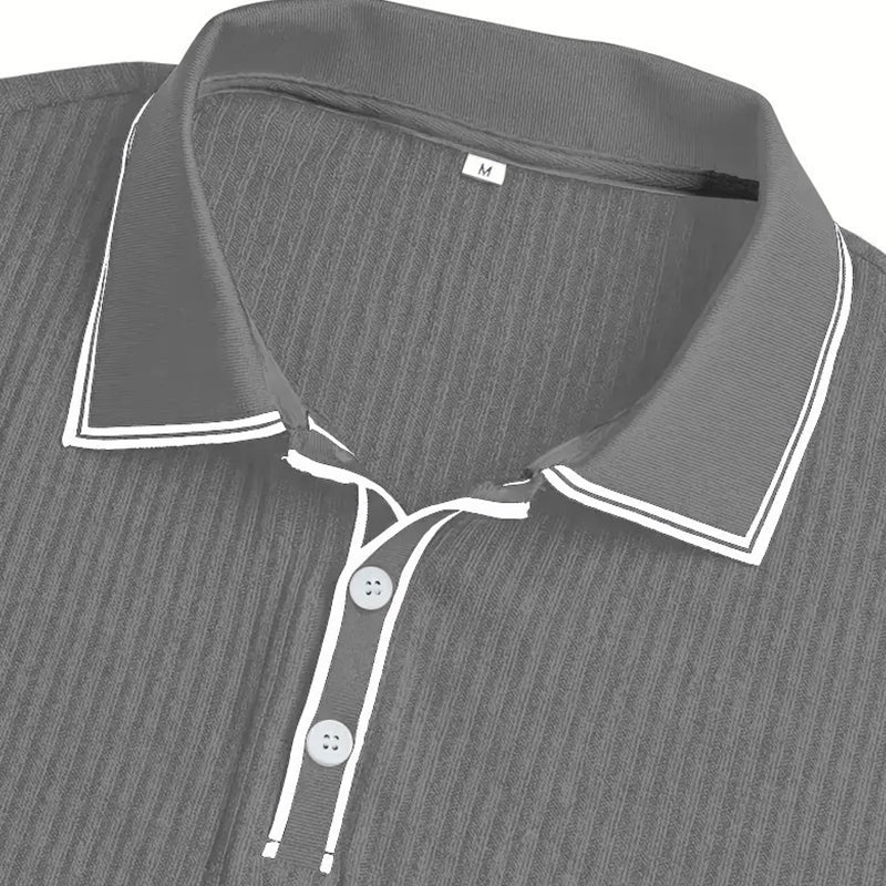 Casual poloshirt met korte mouwen