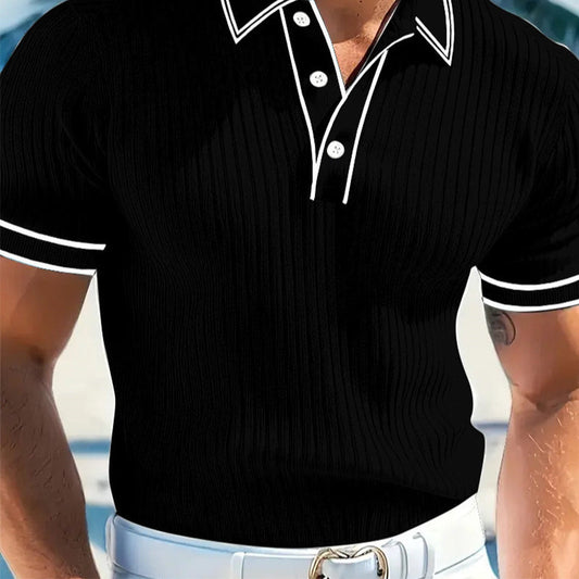 Casual poloshirt met korte mouwen