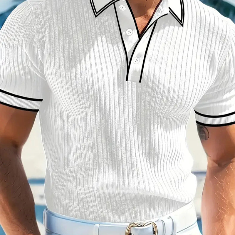 Casual poloshirt met korte mouwen