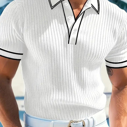 Casual poloshirt met korte mouwen