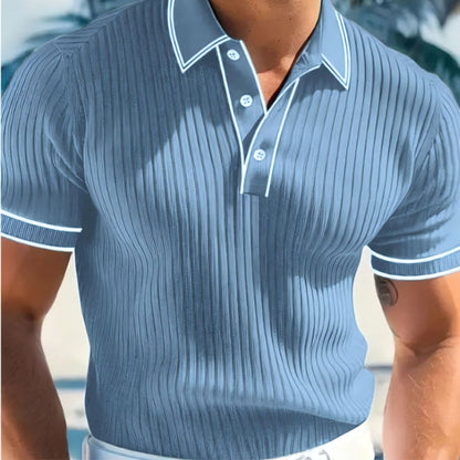 Casual poloshirt met korte mouwen