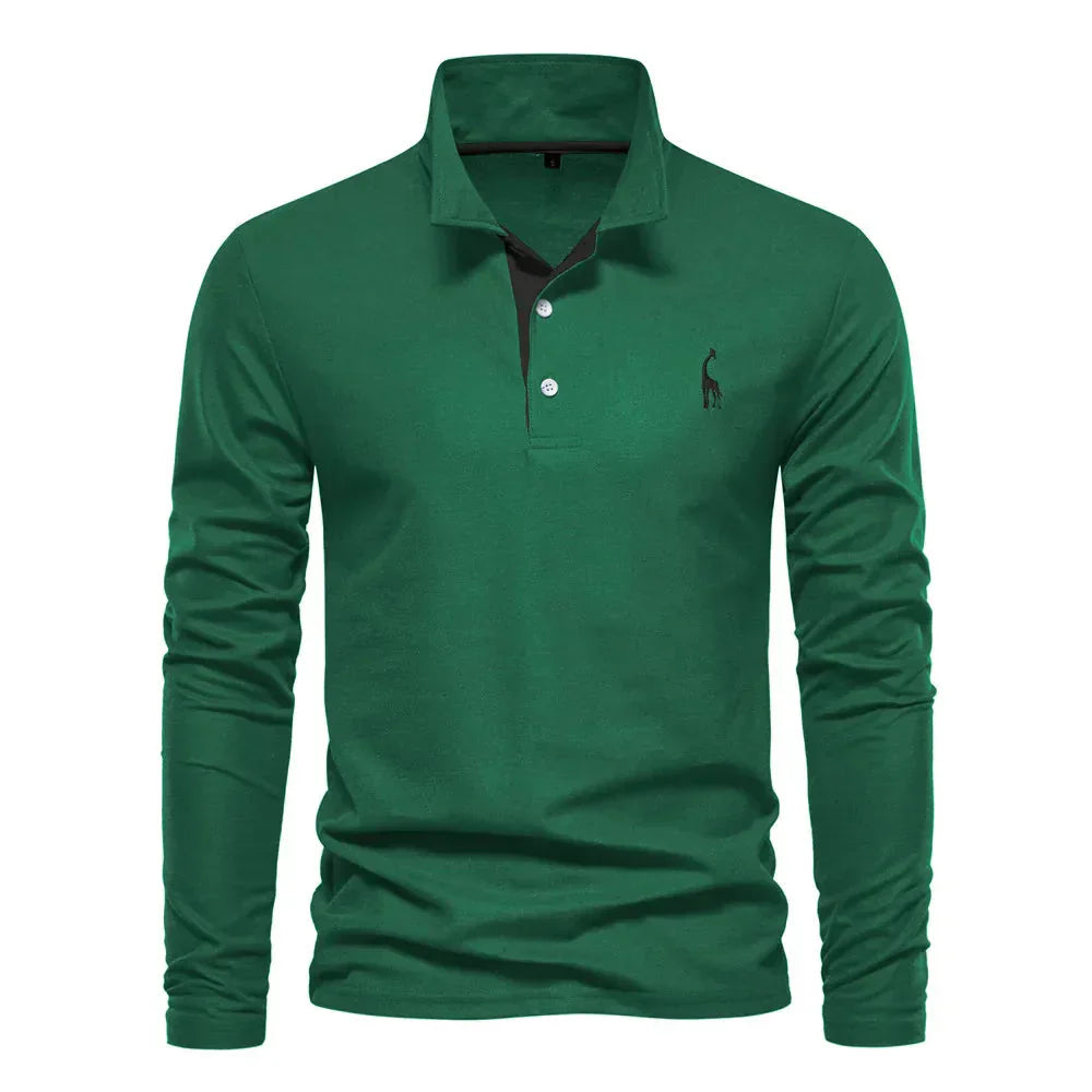 Van Delft Mode® | Polo met Lange Mouwen