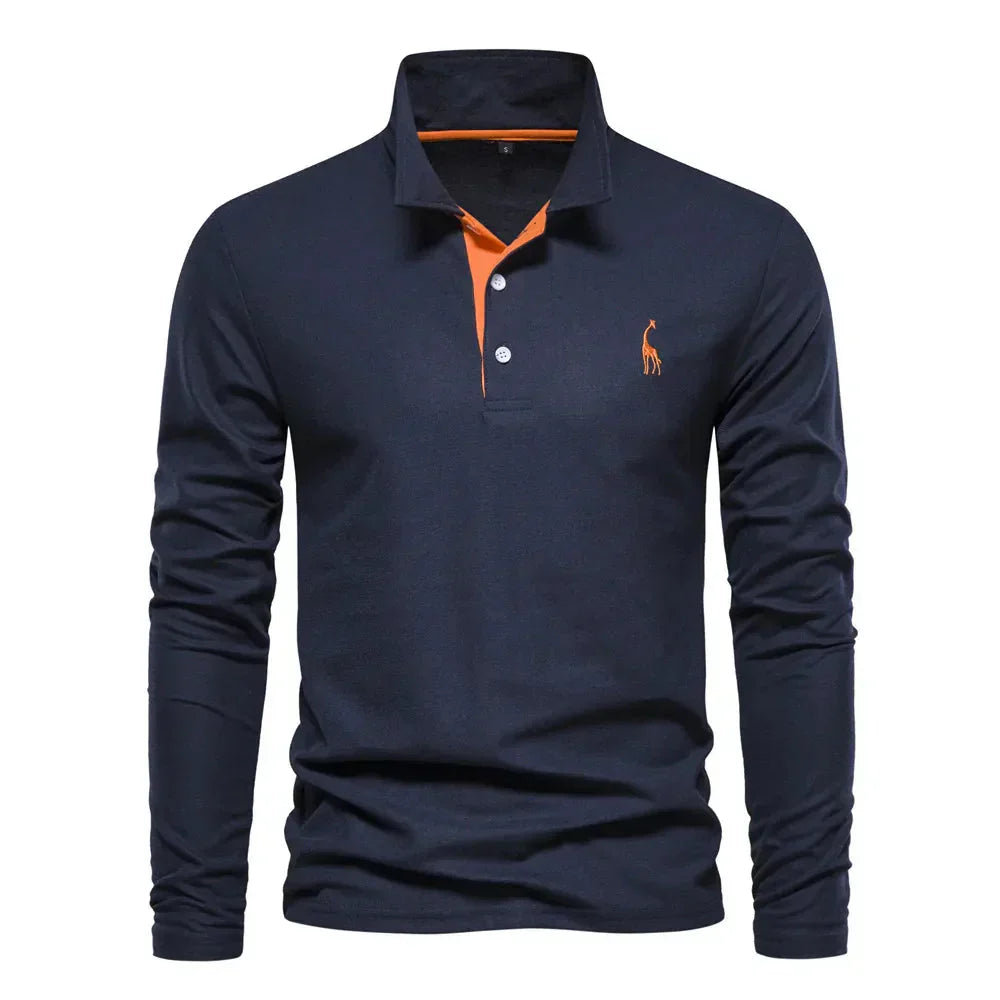 Van Delft Mode® | Polo met Lange Mouwen