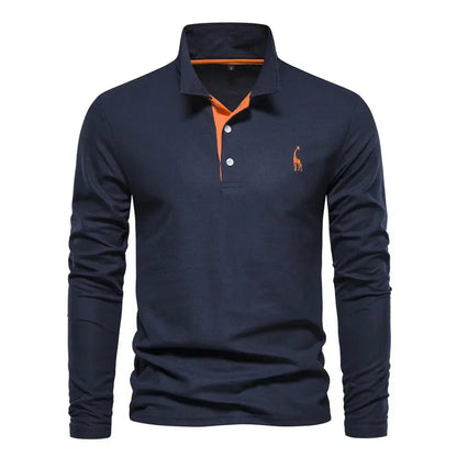 Van Delft Mode® | Polo met Lange Mouwen
