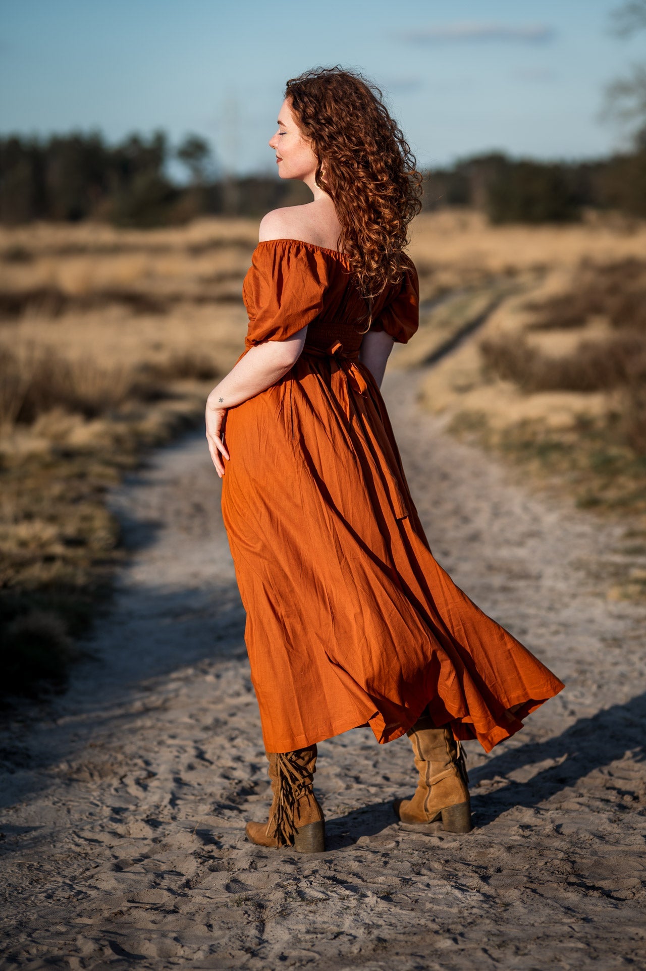 Grace Jurk Warm Oranje