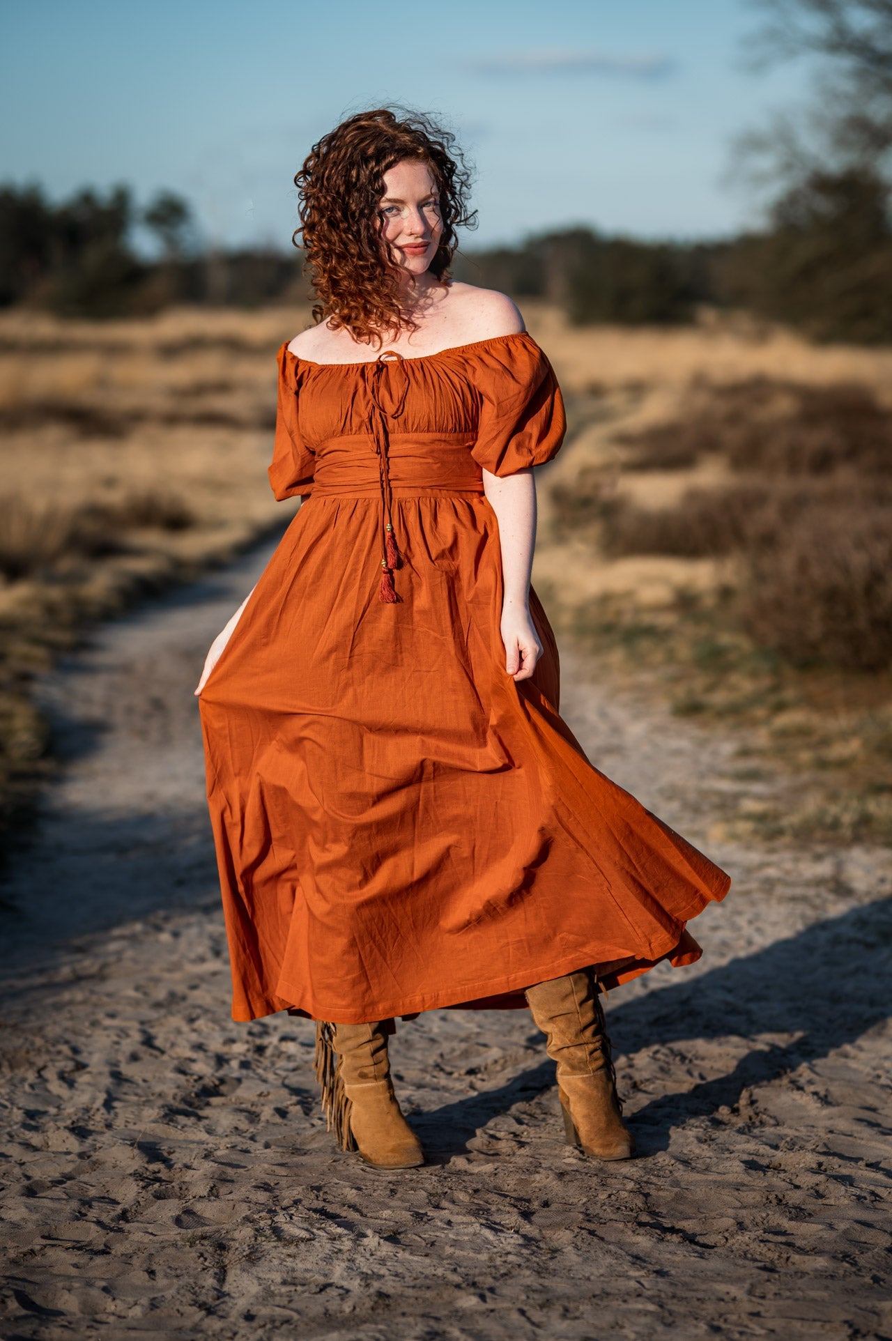 Grace Jurk Warm Oranje
