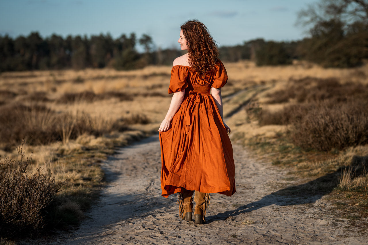 Grace Jurk Warm Oranje