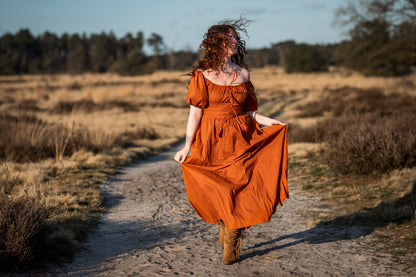 Grace Jurk Warm Oranje